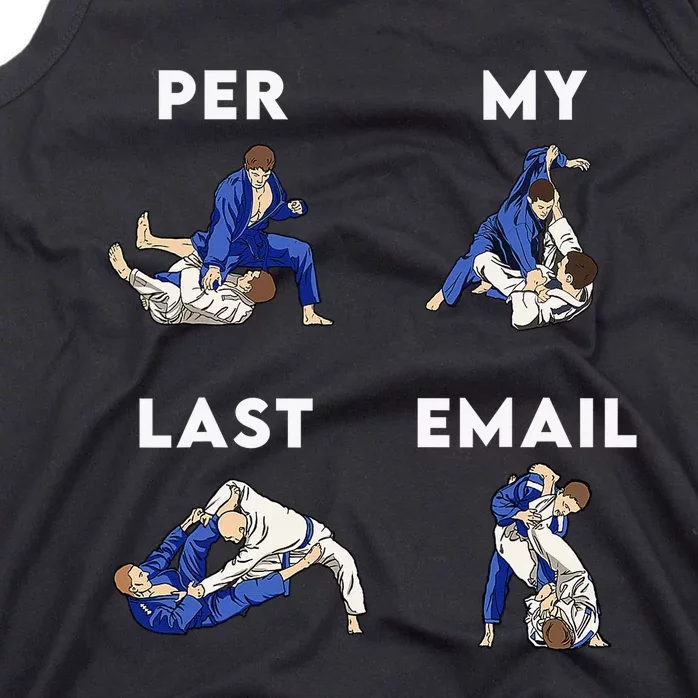 Per My Last Email Office Humor Meme Fight Punch Boxing Tank Top