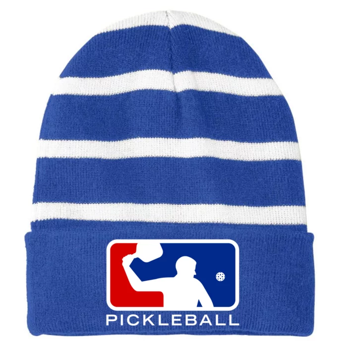 Pickleball Major Leagues Cool Gift Striped Beanie with Solid Band