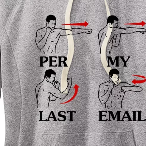 Per My Last Email Funny Men Costumed Women's Fleece Hoodie