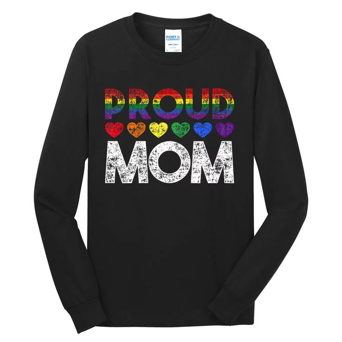 Proud Mom Lgbt Tall Long Sleeve T-Shirt