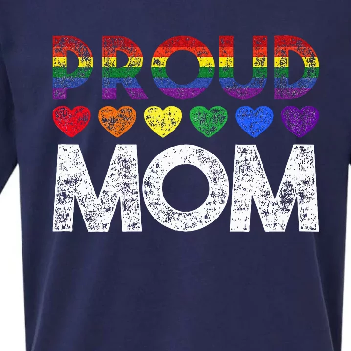 Proud Mom Lgbt Sueded Cloud Jersey T-Shirt