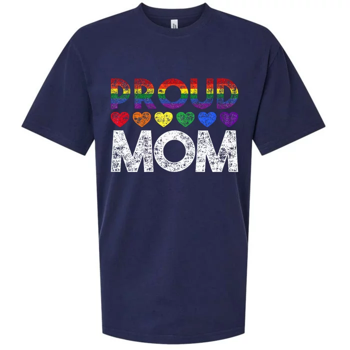 Proud Mom Lgbt Sueded Cloud Jersey T-Shirt