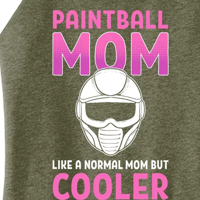 Paintball Mom Like A Normal Mom But Cooler Gift Paintballer Meaningful Gift Women’s Perfect Tri Rocker Tank