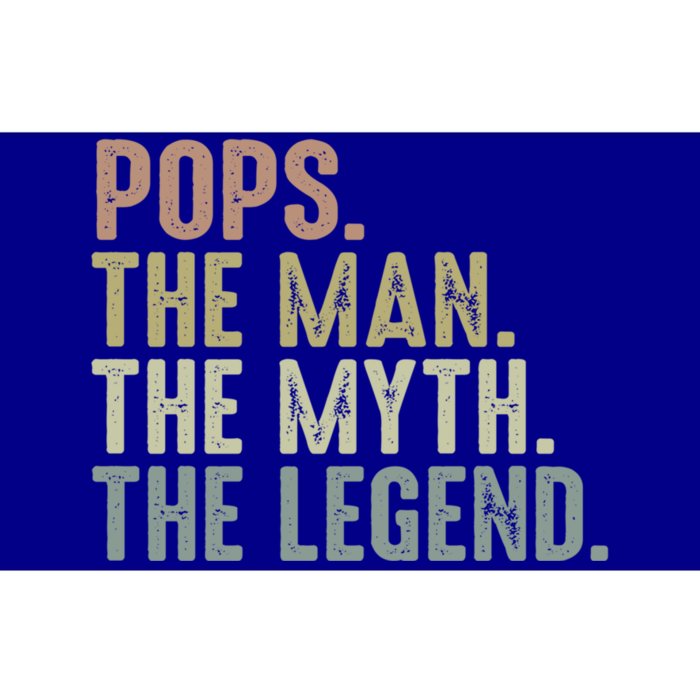 Pops Myth Legend Design Funny Fathers Day Pops Funny Gift Bumper Sticker