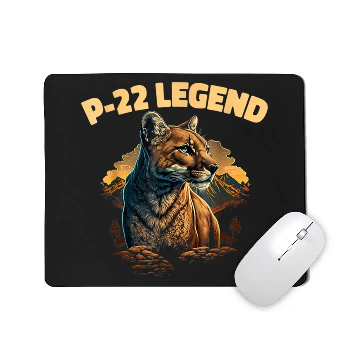 P22 Mountain Lion Silver Lake P22 Mousepad