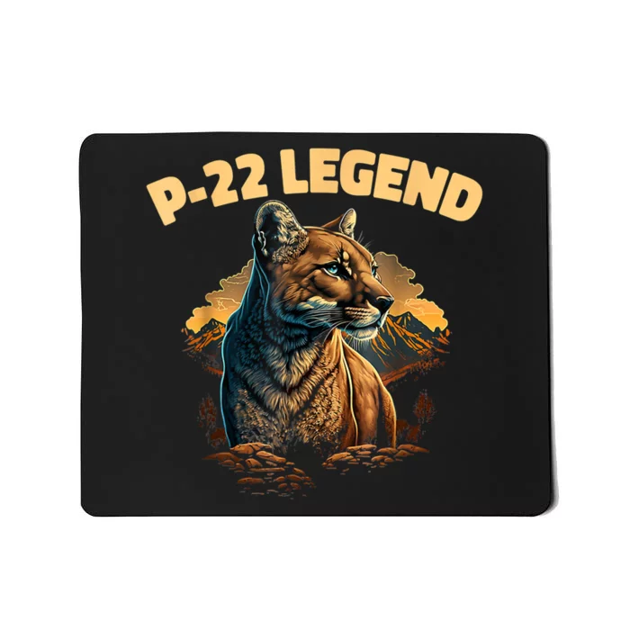 P22 Mountain Lion Silver Lake P22 Mousepad