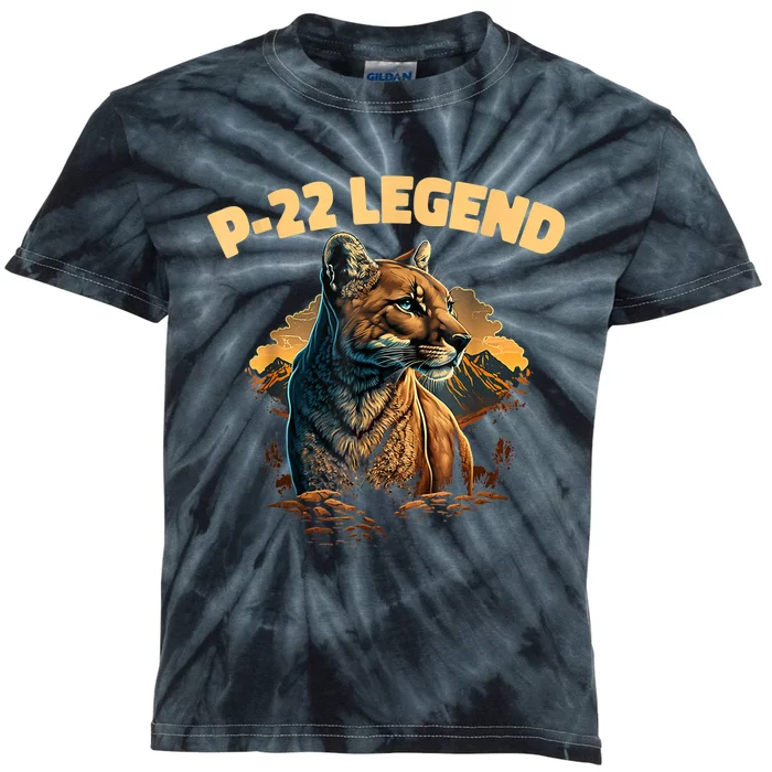 P22 Mountain Lion Silver Lake P22 Kids Tie-Dye T-Shirt