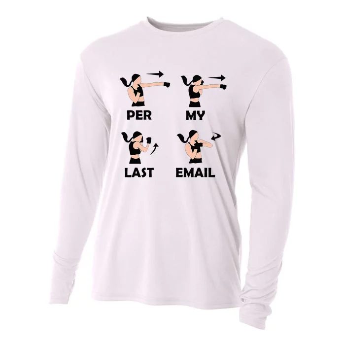 Per My Last Email I'm A Professional funny Cooling Performance Long Sleeve Crew