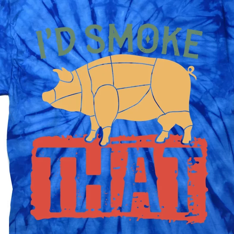 Pork Meat Lover Bbq Grillmaster Grilling Funny Barbecue Gift Tie-Dye T-Shirt