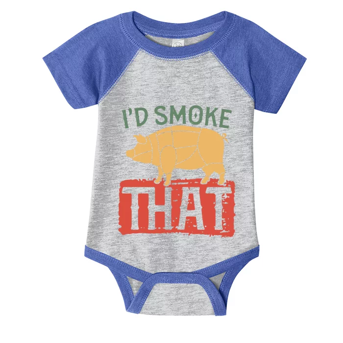 Pork Meat Lover Bbq Grillmaster Grilling Funny Barbecue Gift Infant Baby Jersey Bodysuit