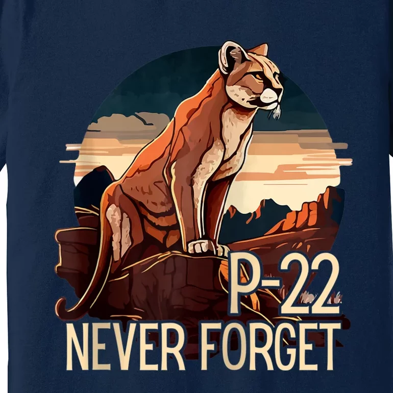 P22 Mountain Lion Never Forget P22 Premium T-Shirt