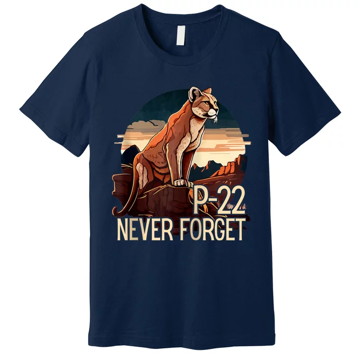 P22 Mountain Lion Never Forget P22 Premium T-Shirt