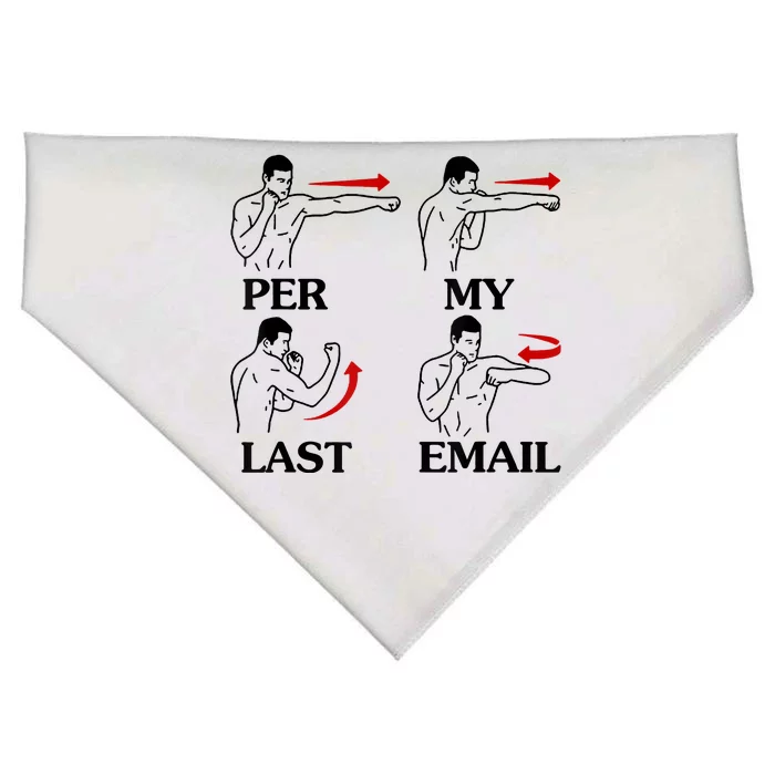 Per My Last Email Funny USA-Made Doggie Bandana