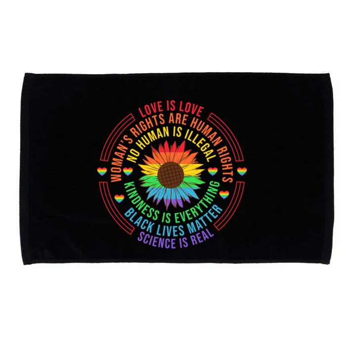 Pride Month Lgbt Flag Blm Rights Gift Microfiber Hand Towel