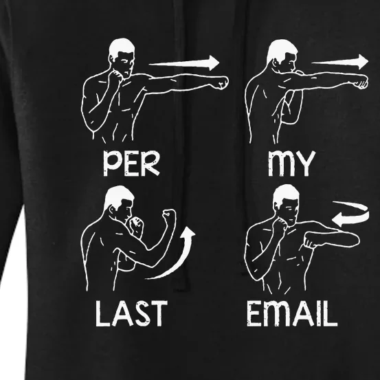 Per My Last Email Funny Women's Pullover Hoodie