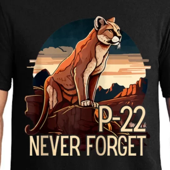 P22 Mountain Lion Never Forget P22 Pajama Set