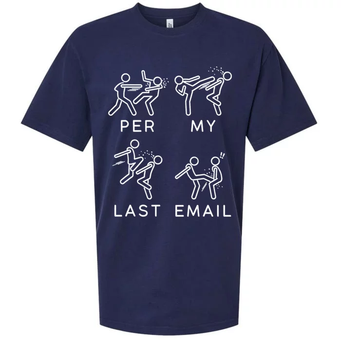 Per My Last Email Funny Sarcastic Sueded Cloud Jersey T-Shirt