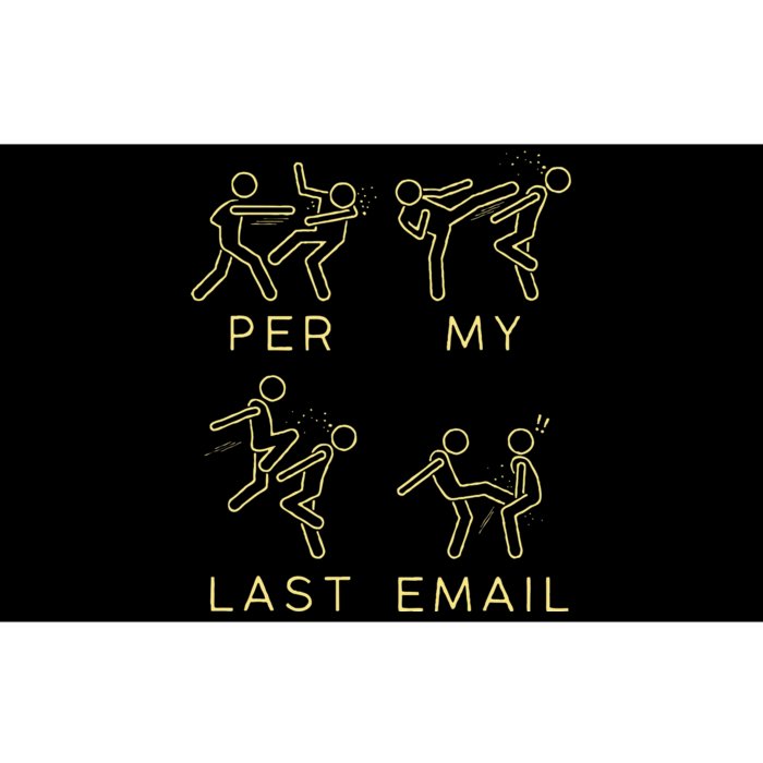 Per My Last Email Boxing Bumper Sticker