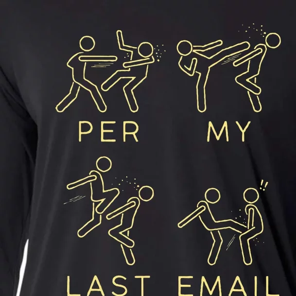 Per My Last Email Boxing Cooling Performance Long Sleeve Crew