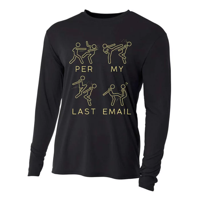 Per My Last Email Boxing Cooling Performance Long Sleeve Crew