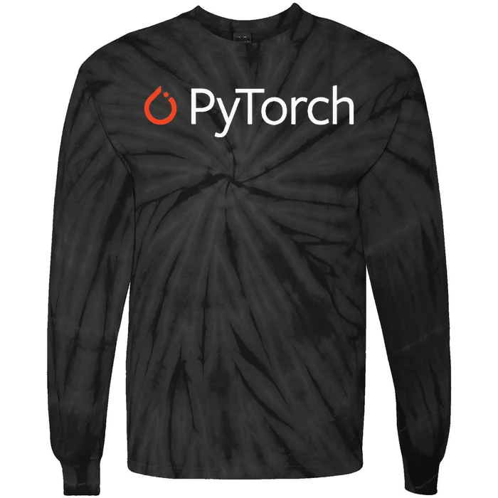 Pytorch Machine Learning Software For Developers Coders Tie-Dye Long Sleeve Shirt