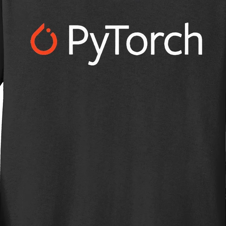 Pytorch Machine Learning Software For Developers Coders Kids Long Sleeve Shirt