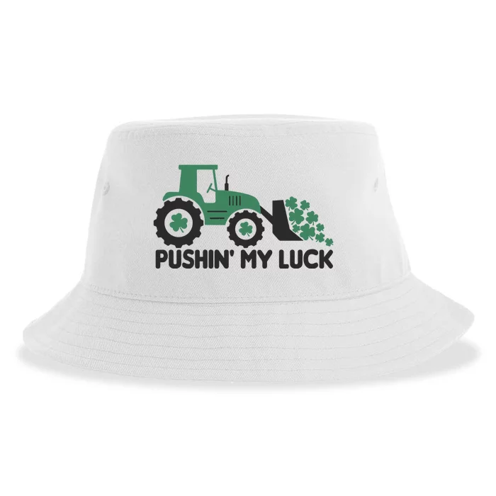 Pushing My Luck St PatrickS Day Sustainable Bucket Hat