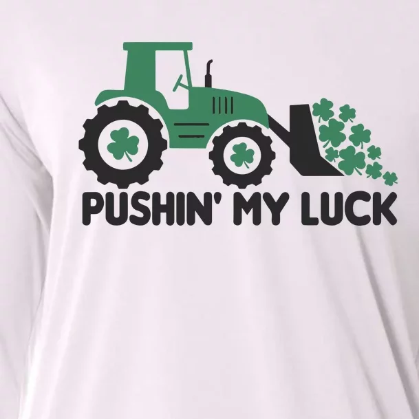 Pushing My Luck St PatrickS Day Cooling Performance Long Sleeve Crew