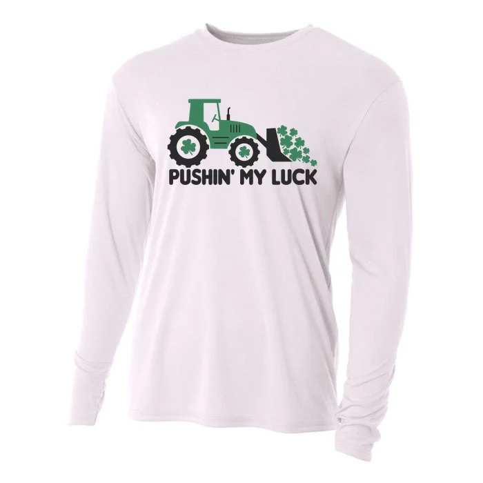 Pushing My Luck St PatrickS Day Cooling Performance Long Sleeve Crew