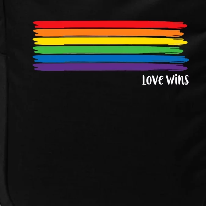 Pride Month Love Wins Rainbow Impact Tech Backpack