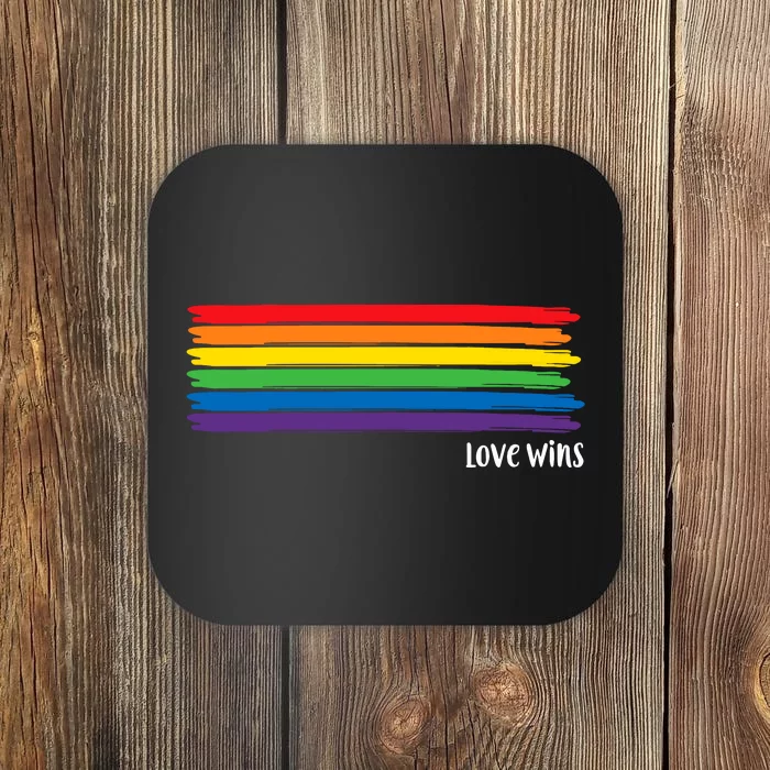 Pride Month Love Wins Rainbow Coaster