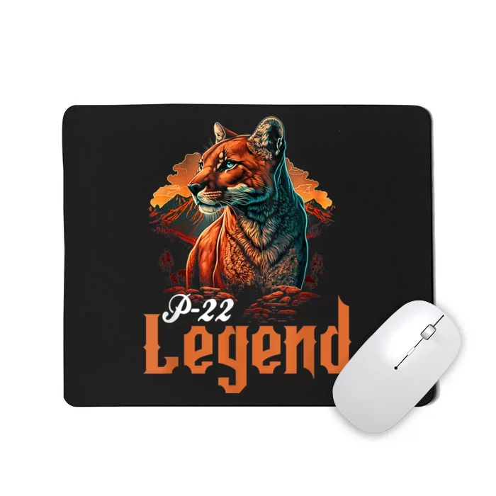 P22 Mountain Lion Silver Lake P22 Mousepad