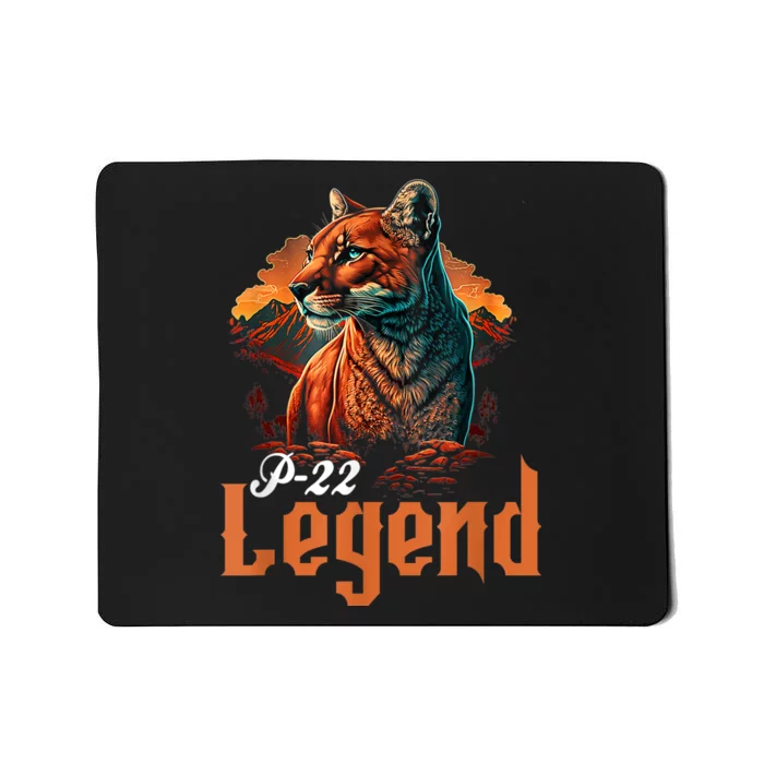 P22 Mountain Lion Silver Lake P22 Mousepad