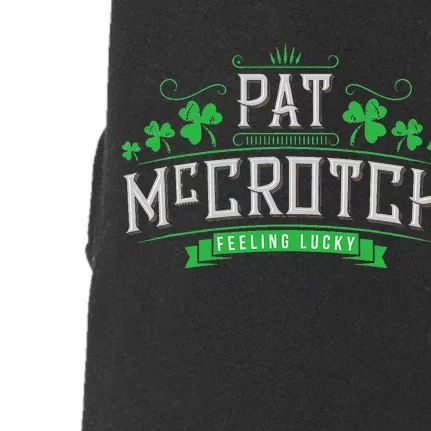 Pat McCrotch Luck of the Irish Funny St Patricks Day Doggie 3-End Fleece Hoodie