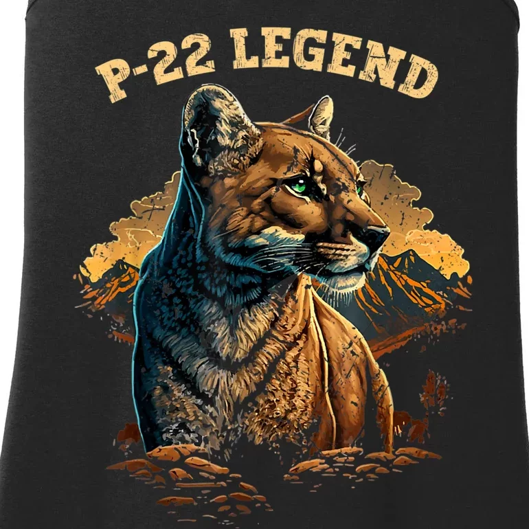 P22 Mountain Lion Silver Lake P22 Ladies Essential Tank