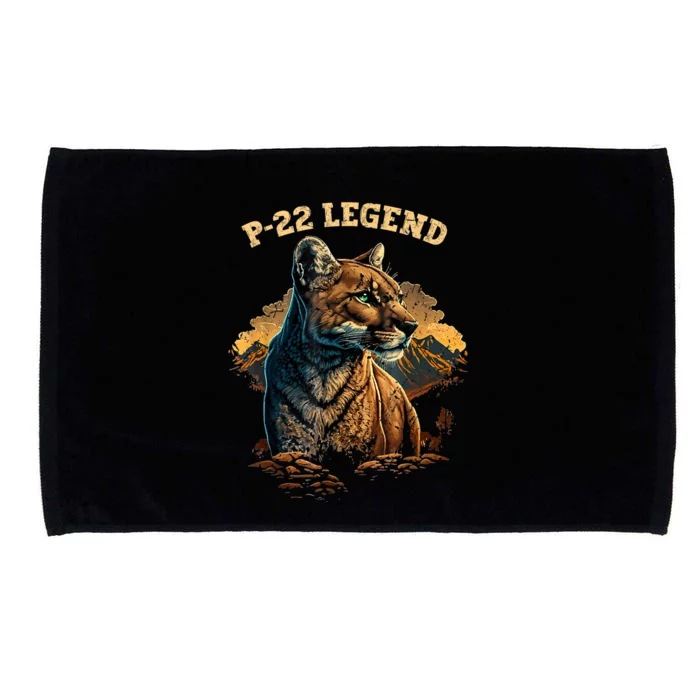 P22 Mountain Lion Silver Lake P22 Microfiber Hand Towel