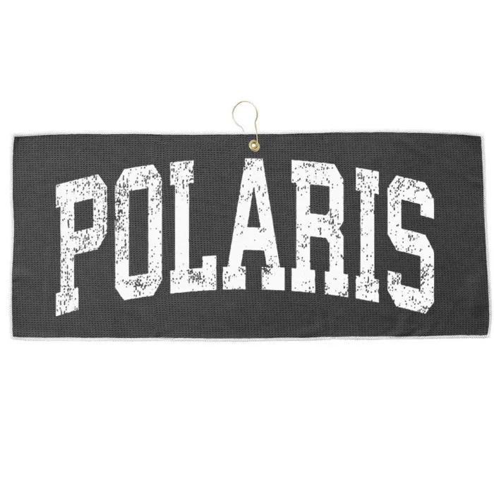 Polaris Montana Mt Vintage Athletic Sports Design Large Microfiber Waffle Golf Towel