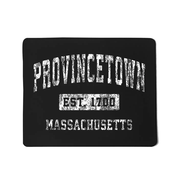 Provincetown Massachusetts Ma Vintage Established Sports Mousepad