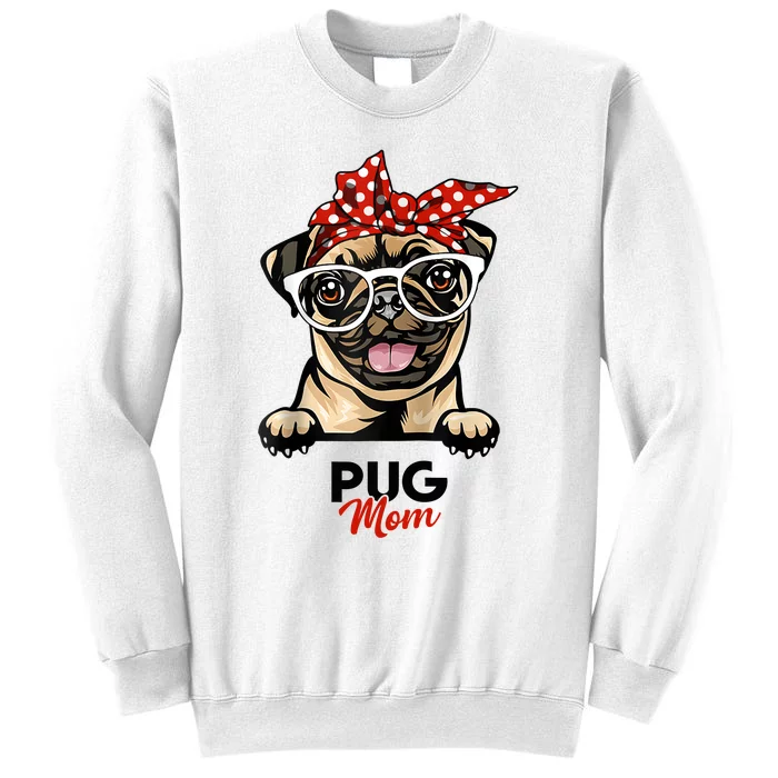 Pug Mom Mothers Day Dog Lovers Gifts For Women Sweatshirt