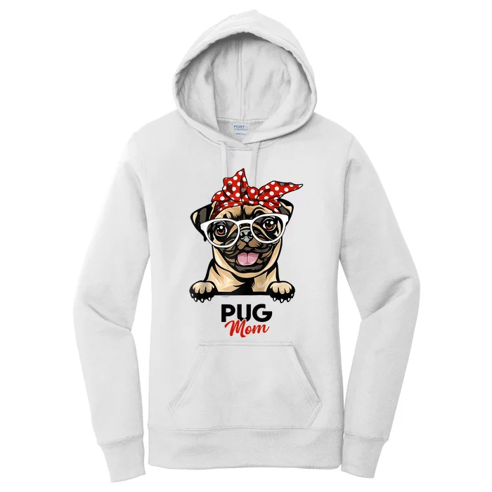 Pug Mom Mothers Day Dog Lovers Gifts For Women Women's Pullover Hoodie