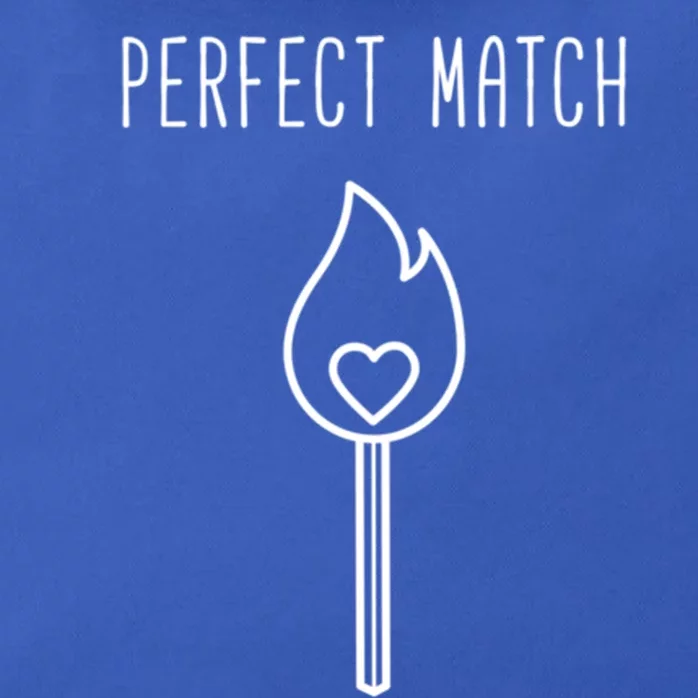 Perfect Match Minimalistic Valentines Day Pun Gift Zip Tote Bag