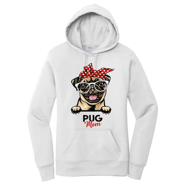 Pug Mom Mothers Day Dog Lovers Gifts For Wo Women's Pullover Hoodie