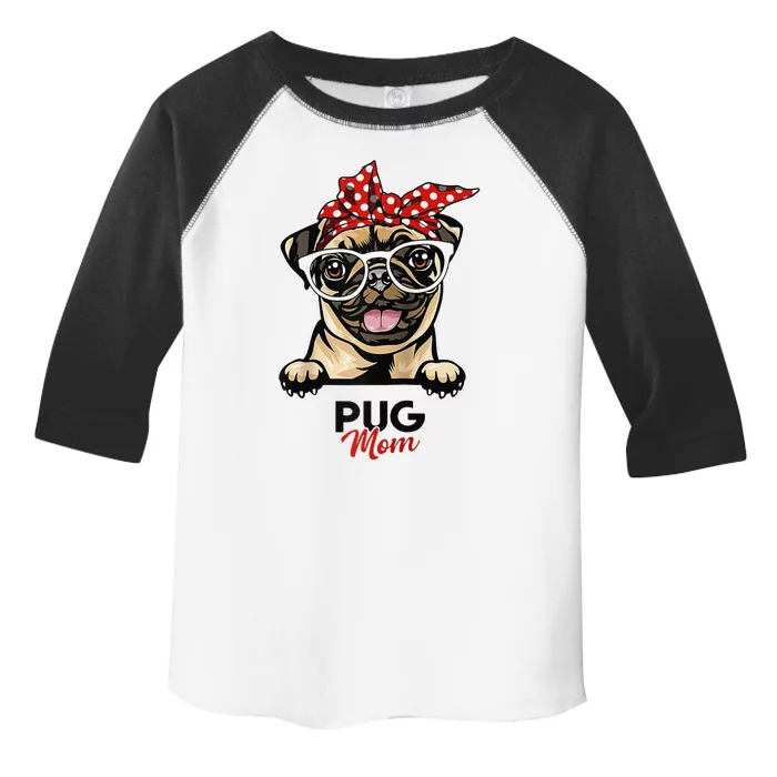 Pug Mom Mothers Day Dog Lovers Gifts For Wo Toddler Fine Jersey T-Shirt