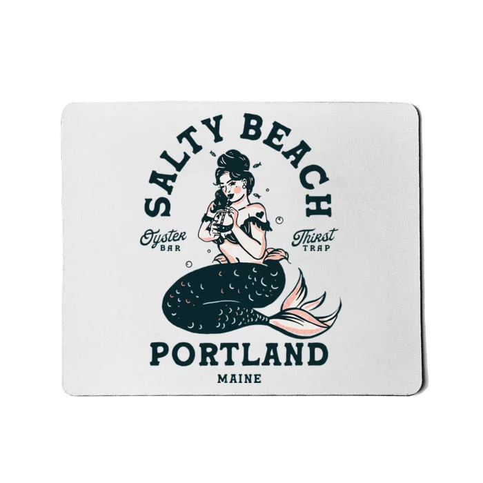 Portland Maine Mermaid Maine Lobster Oyster Mermaids Mousepad