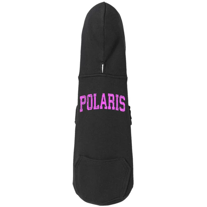 Polaris Montana MT Vintage Athletic Sports Pink Doggie 3-End Fleece Hoodie