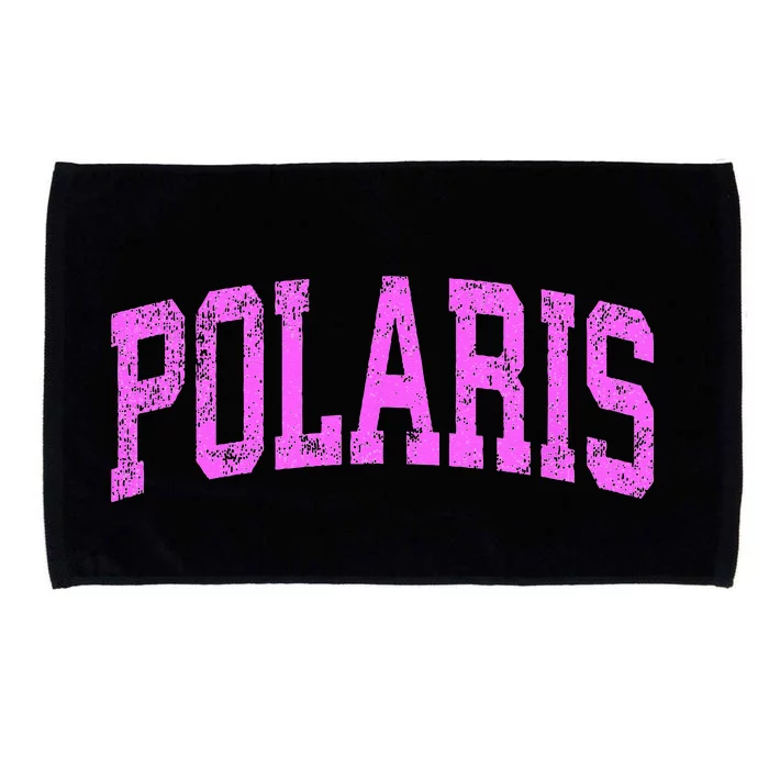 Polaris Montana MT Vintage Athletic Sports Pink Microfiber Hand Towel