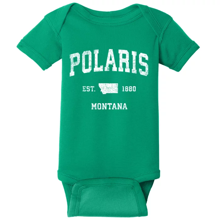 Polaris Montana Mt Vintage Sports Baby Bodysuit