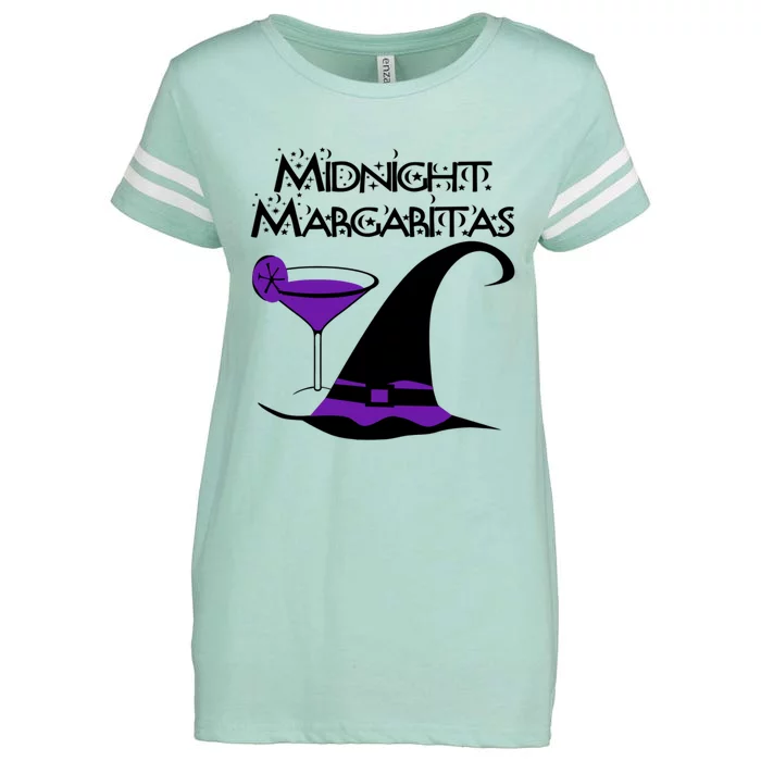 Purple Midnight Margaritas! Halloween Cheeky Witch Gift Enza Ladies Jersey Football T-Shirt