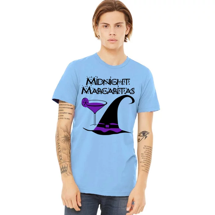 Purple Midnight Margaritas! Halloween Cheeky Witch Gift Premium T-Shirt