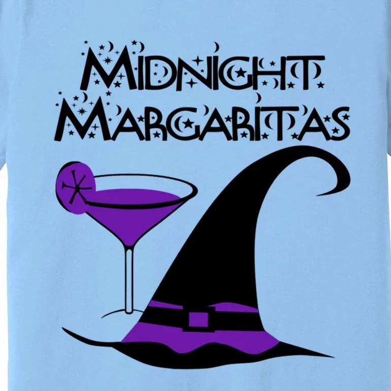 Purple Midnight Margaritas! Halloween Cheeky Witch Gift Premium T-Shirt